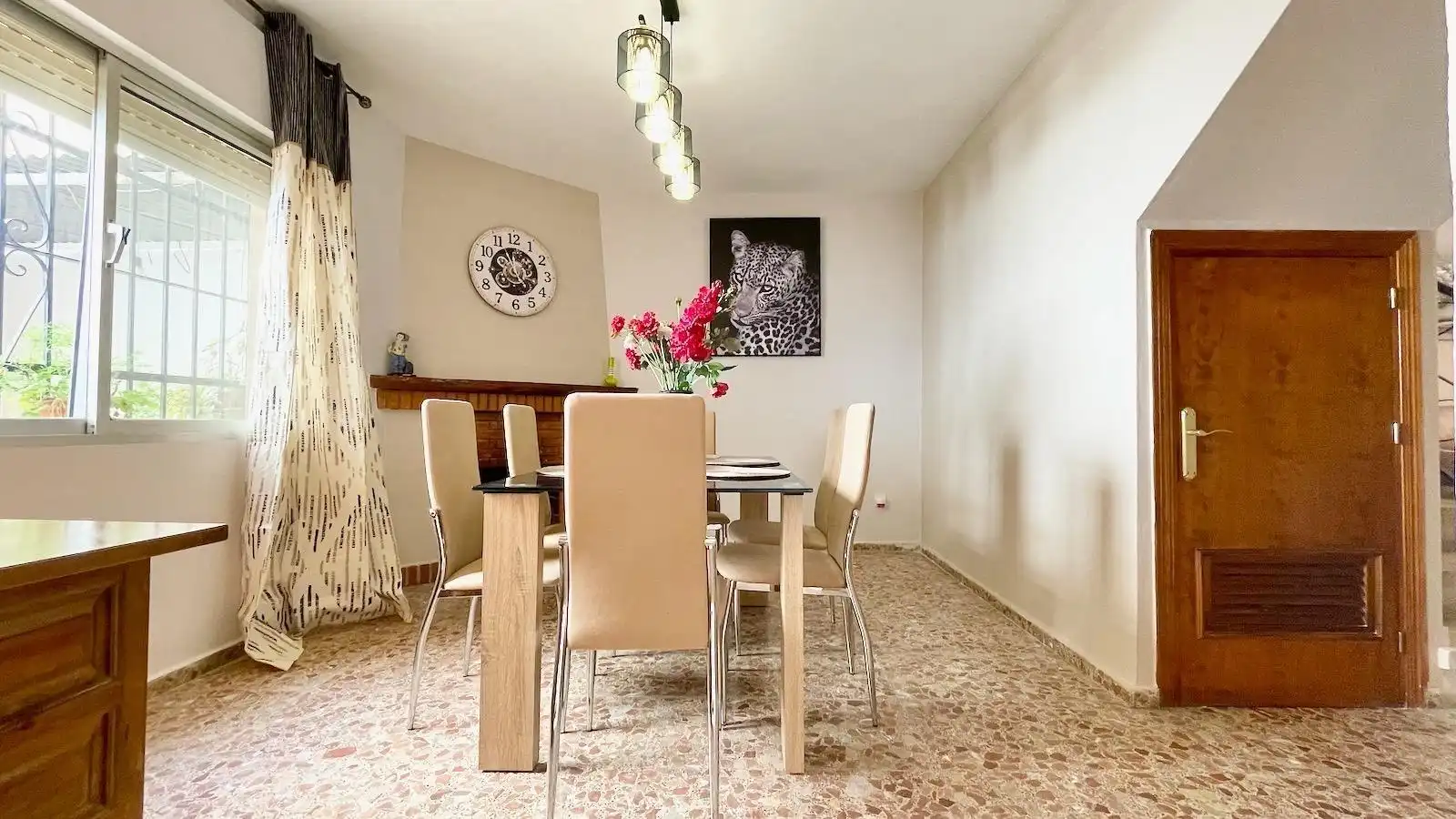 Dining room of Houses for sale in Mijas  with Air Conditioner, Private garden and Terrace