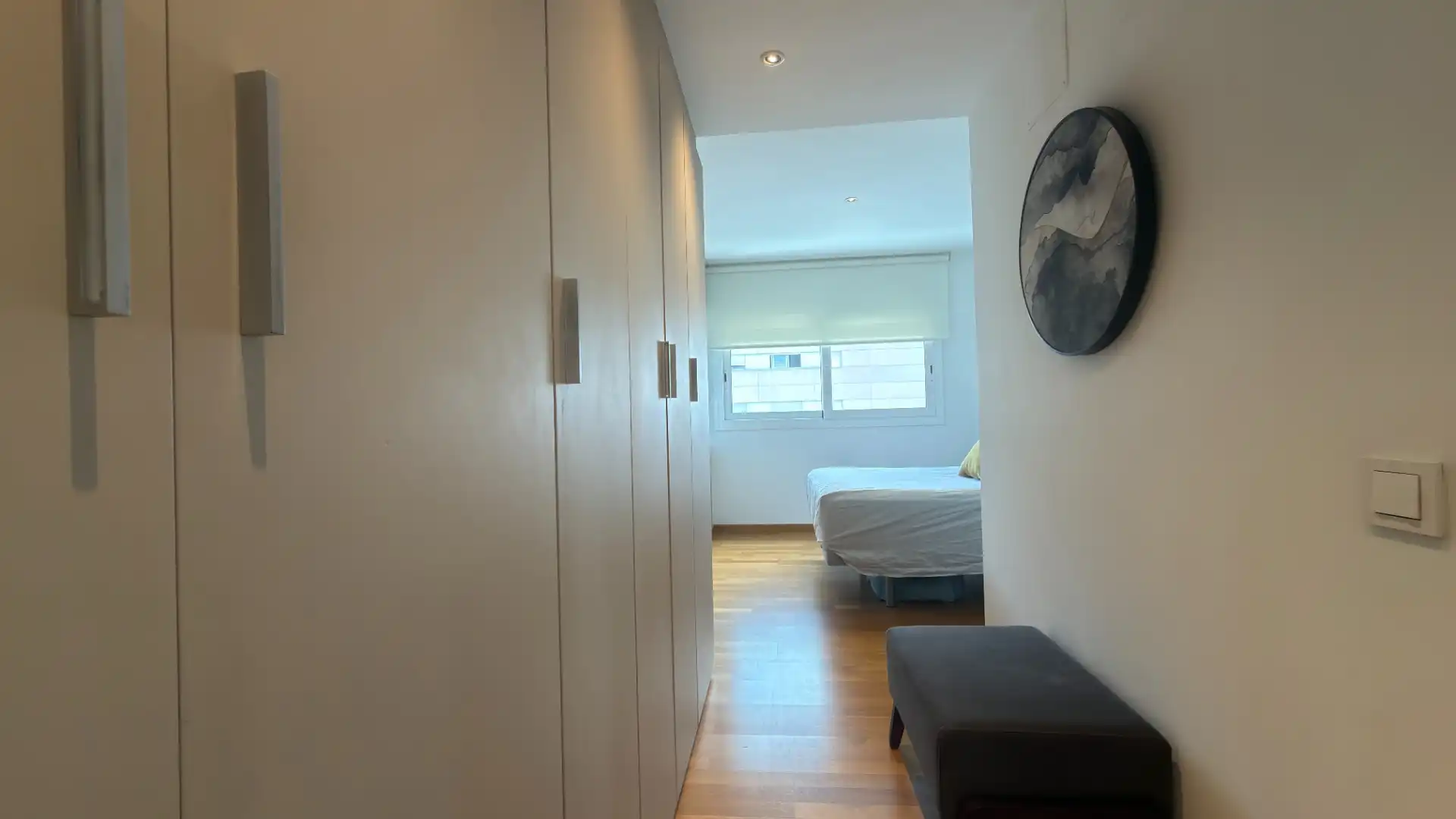 Bedroom of Flat for sale in Terrassa  with Air Conditioner, Heating and Parquet flooring