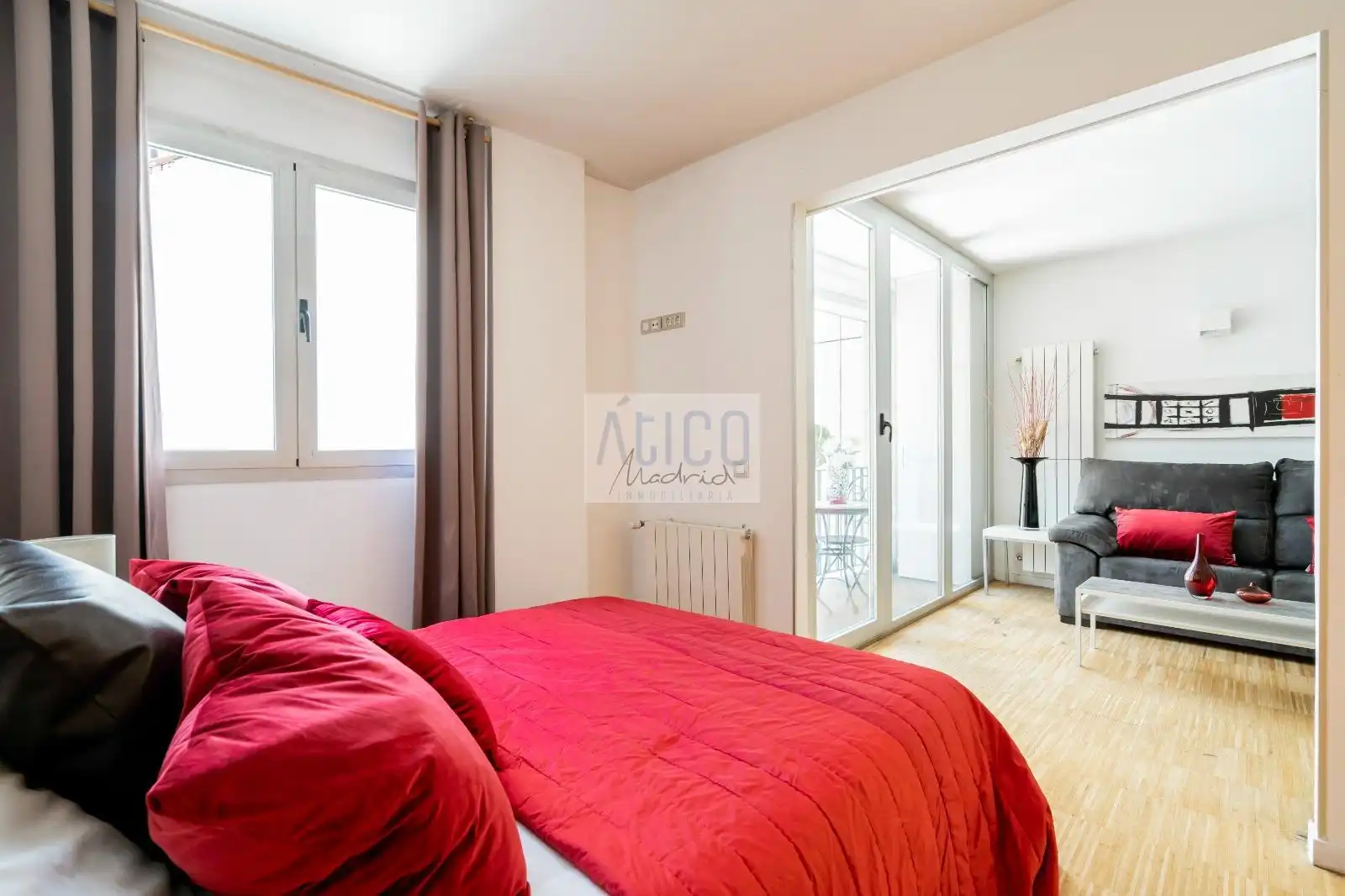 Habitación de Piso de alquiler en Madrid con Aire acondicionado, Calefacción y Terraza