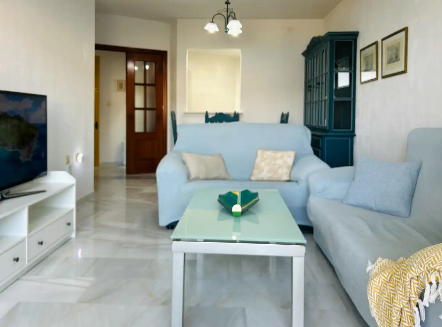 Living room of Flat for rent in Almuñécar  with Terrace, Furnished and Washing machine
