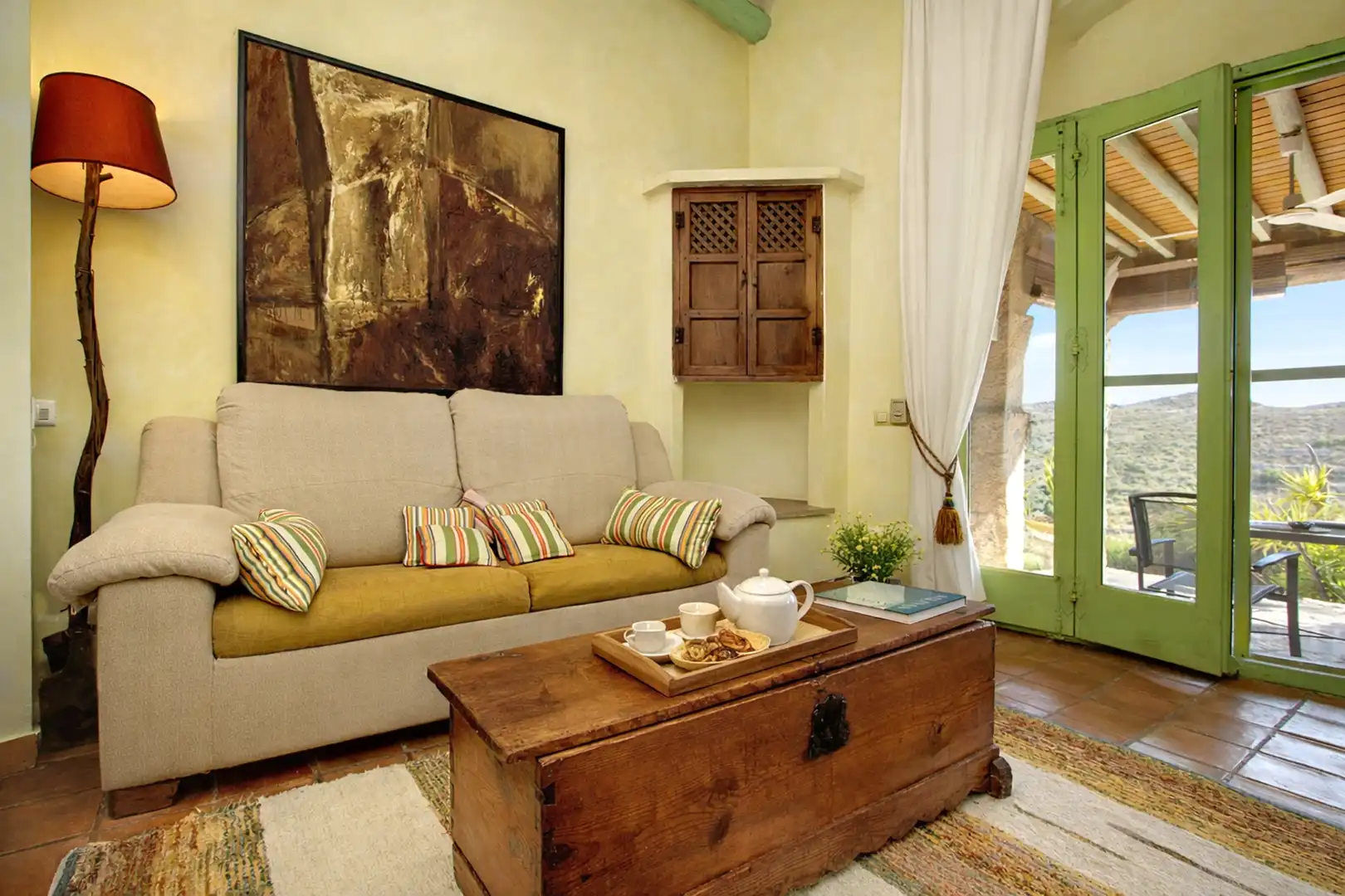 Living room of Country homes for sale in Níjar  with Air Conditioner, Private garden and Terrace