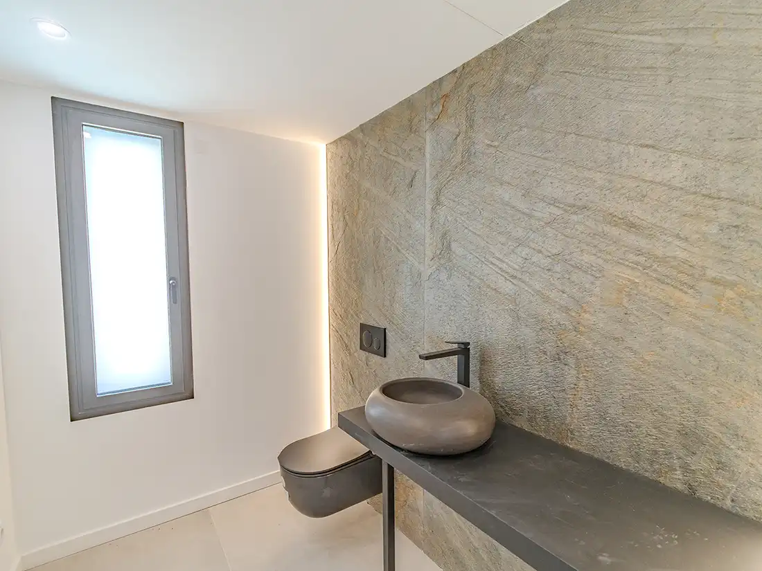 Bathroom of Houses for sale in El Campello  with Air Conditioner, Heating and Private garden