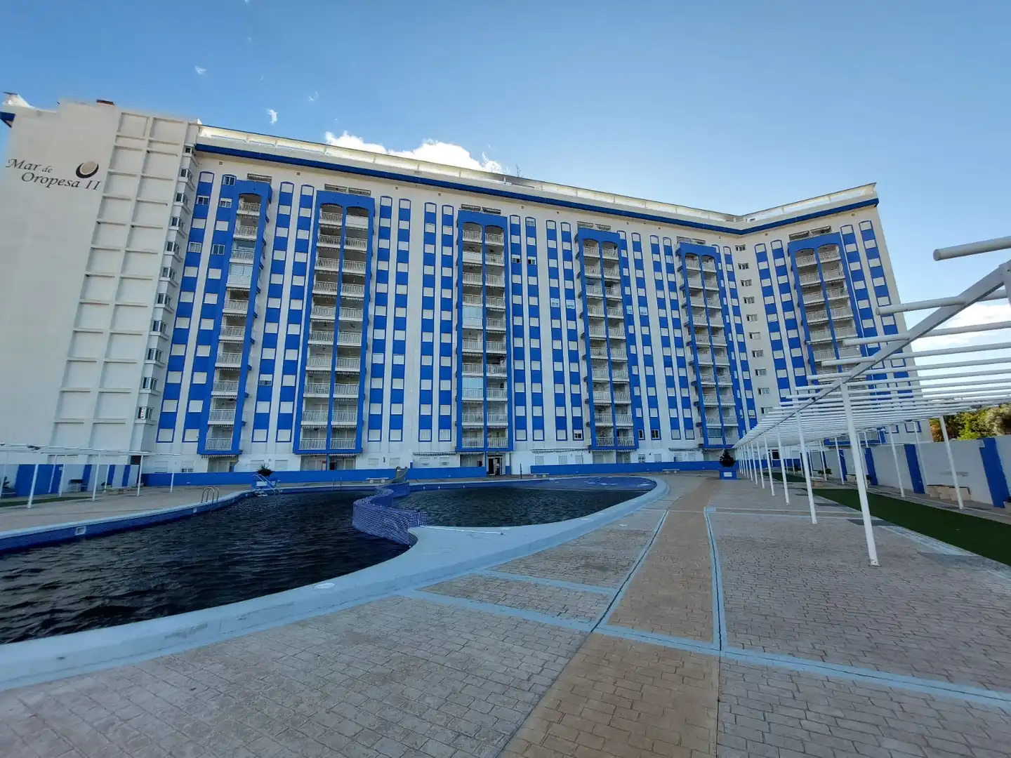 Vista exterior de Apartamento de alquiler en Oropesa del Mar / Orpesa con Aire acondicionado, Terraza y Amueblado