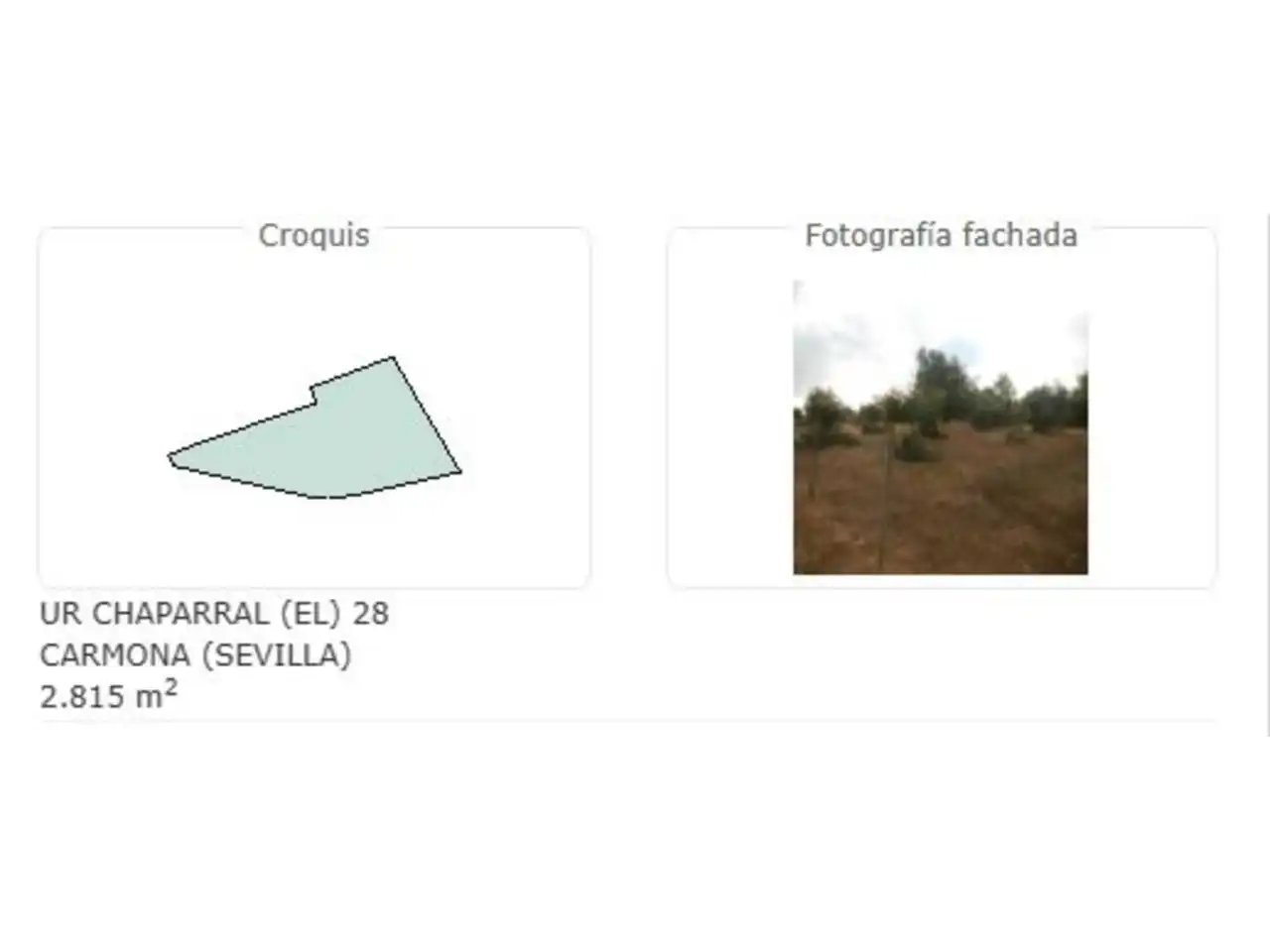Terrenys i solars en venda a EL CHAPARRAL 28