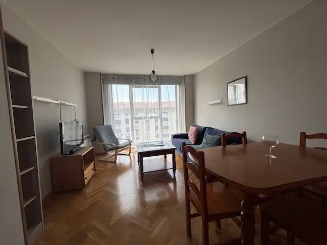 Living room of Flat for rent in Ferrol  with Heating, Parquet flooring and Storage room