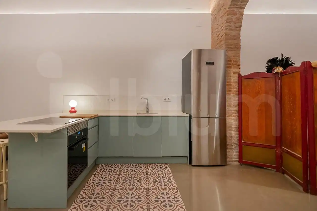 Küche von Erdgeschoss zum Verkauf in Barcelona