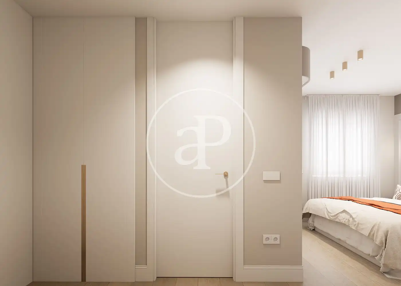Bedroom of Flat for sale in Madrid  with Air Conditioner, Heating and Terrace