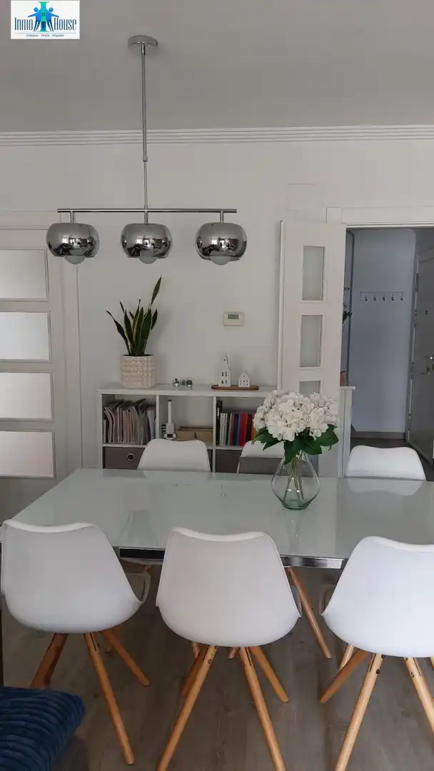 Dining room of Flat for sale in  Albacete Capital  with Air Conditioner, Heating and Furnished