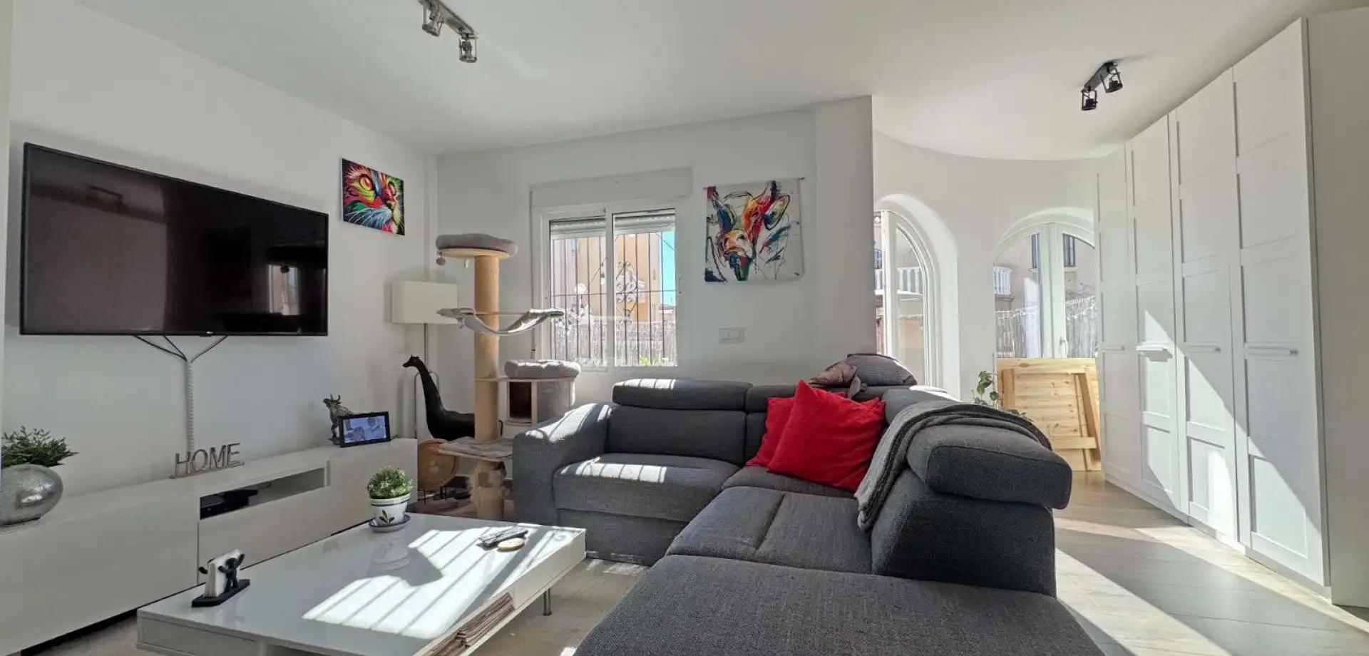 Wohnzimmer von Country house zum Verkauf in Orihuela mit Privatgarten, Terrasse und Abstellraum