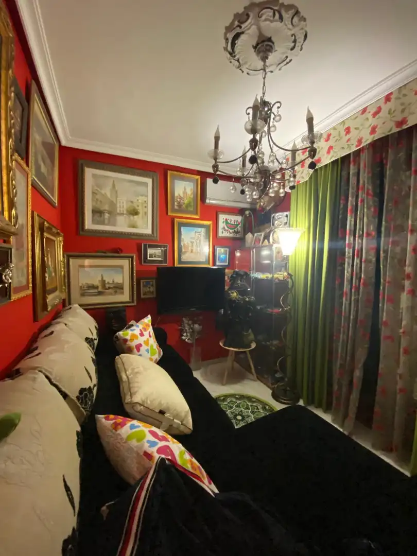Sala d'estar de Casa o xalet en venda en Dos Hermanas amb Aire condicionat, Jardí privat i Terrassa