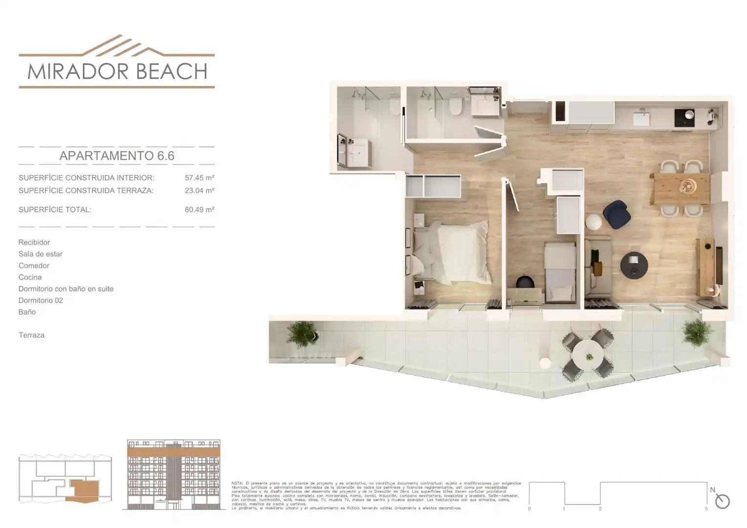 Apartament en venda en Moncofa amb Aire condicionat, Calefacció i Jardí privat
