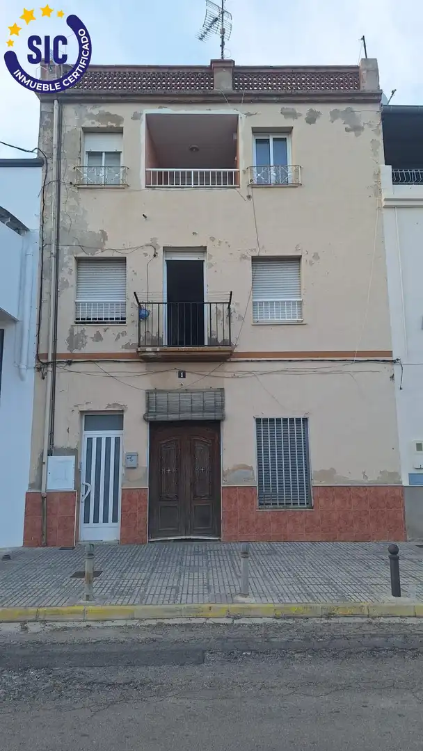 Vista exterior de Planta baja en venta en Beniarjó con Terraza