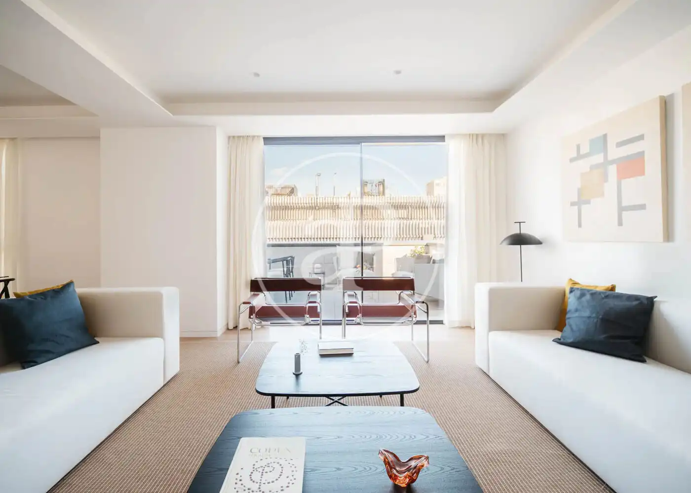Living room of Flat for rent in  Madrid Capital  with Air Conditioner, Heating and Terrace