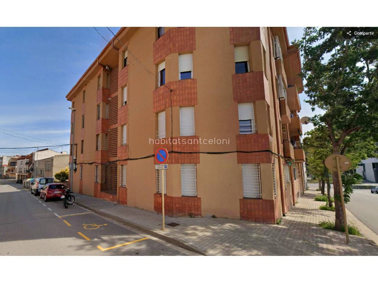 Vista exterior de Piso en venta en Sant Celoni con Balcón