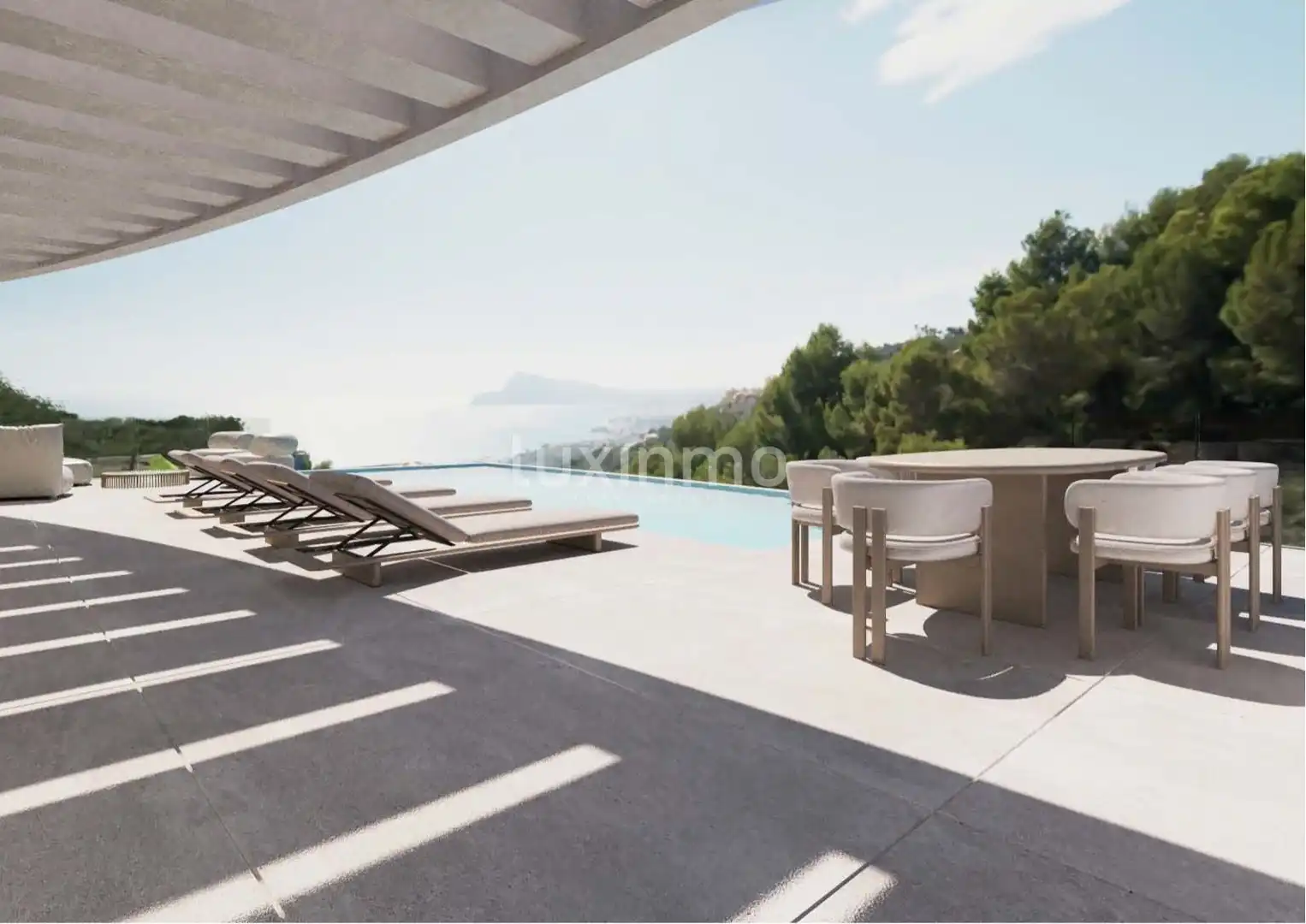 Terrasse von Haus oder Chalet zum Verkauf in Altea mit Klimaanlage, Heizung und Terrasse