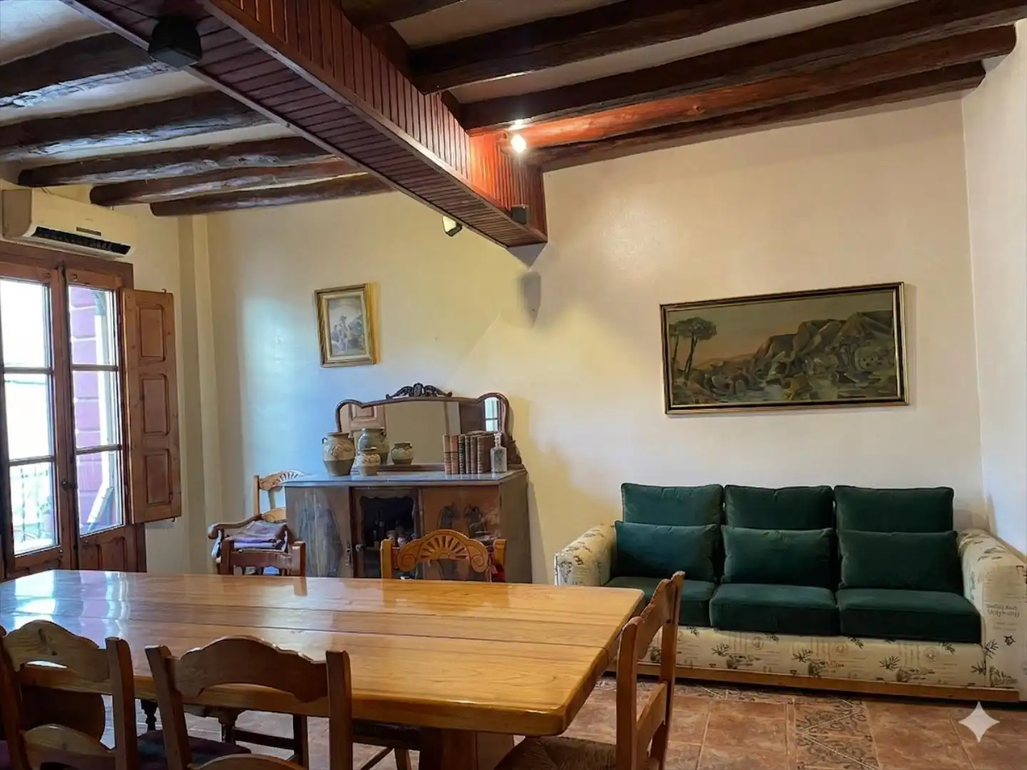 Comedor de Casa adosada en venta en Ejea de los Caballeros con Terraza y Trastero