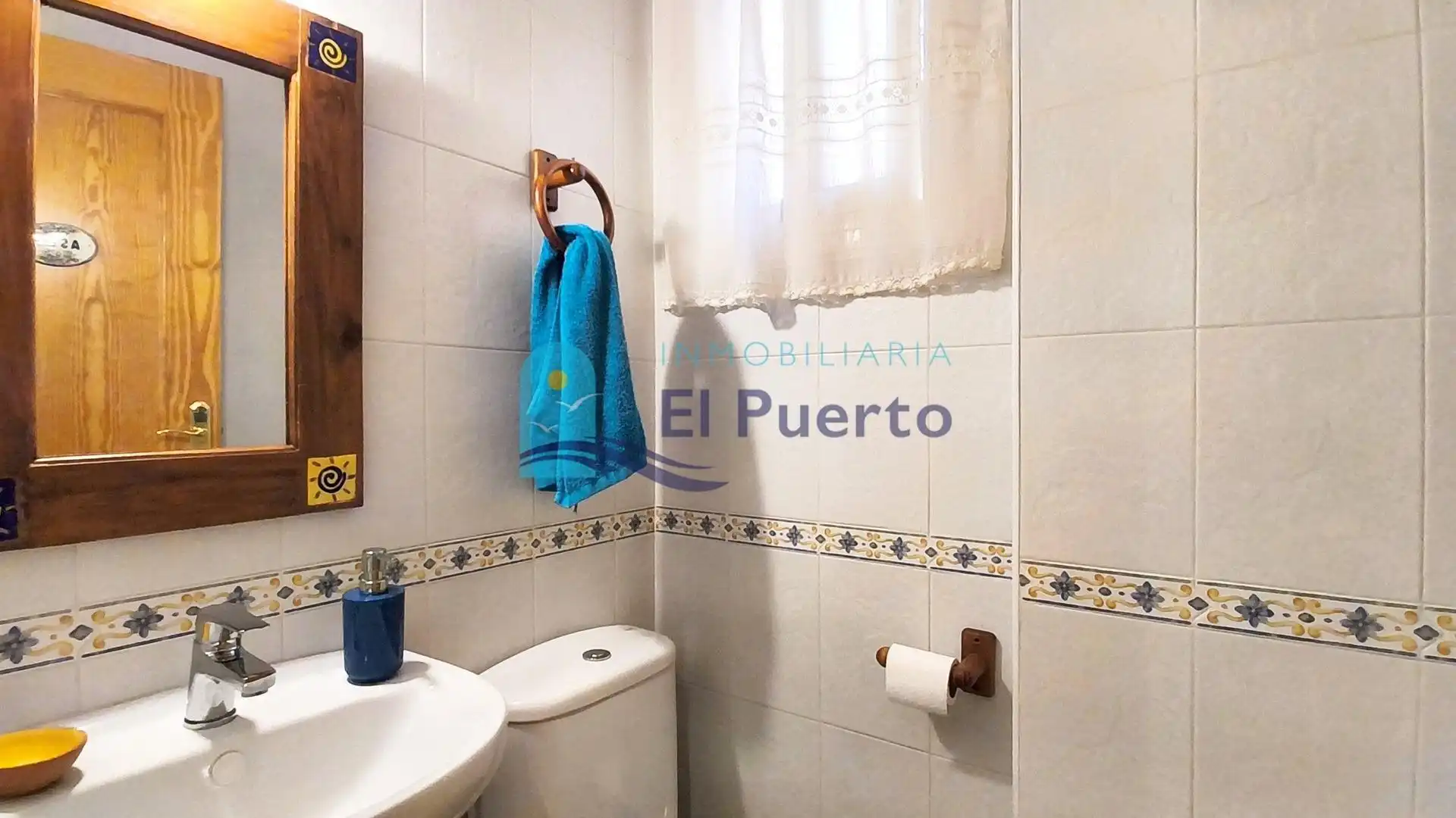 Badezimmer von Maisonette zum Verkauf in Mazarrón mit Klimaanlage, Heizung und Privatgarten