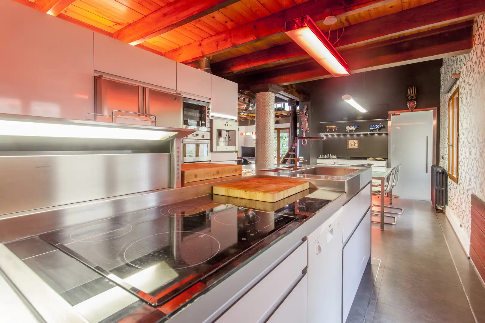 Cocina de Casa o chalet en venta en Náquera con Aire acondicionado, Jardín privado y Terraza