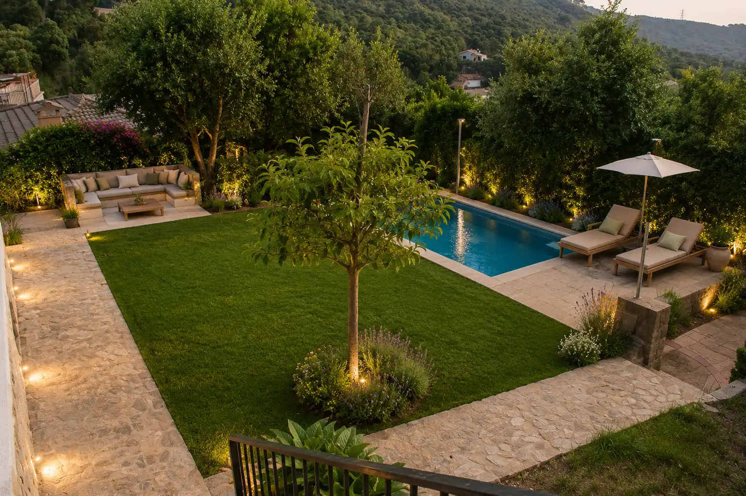 Jardín de Casa o chalet en venta en Santa Cristina d'Aro con Calefacción, Jardín privado y Terraza
