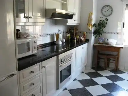 Kitchen of Flat for rent in Tomares  with Air Conditioner, Heating and Private garden
