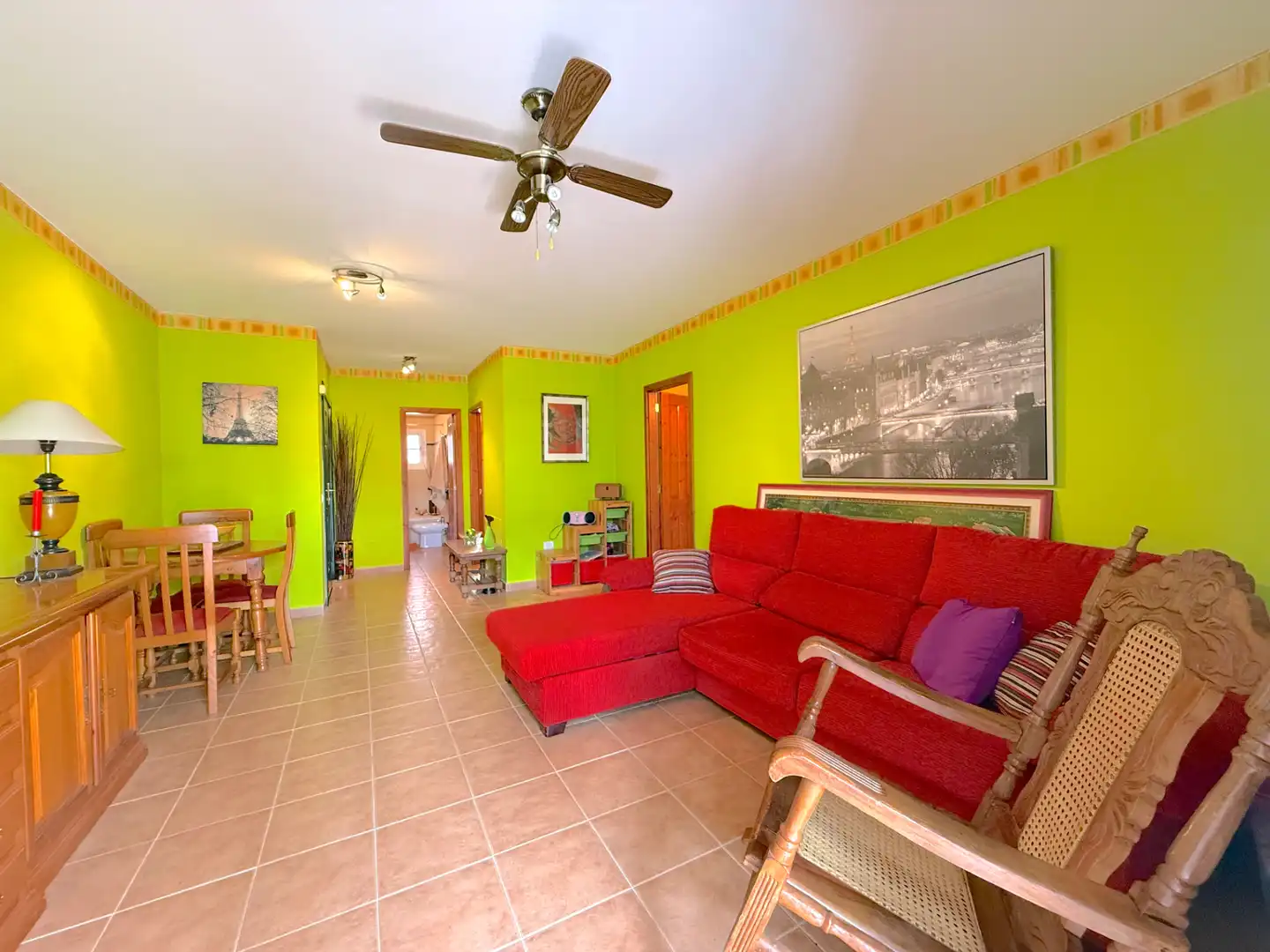Sala de estar de Piso en venta en San Miguel de Abona con Terraza, Trastero y Amueblado