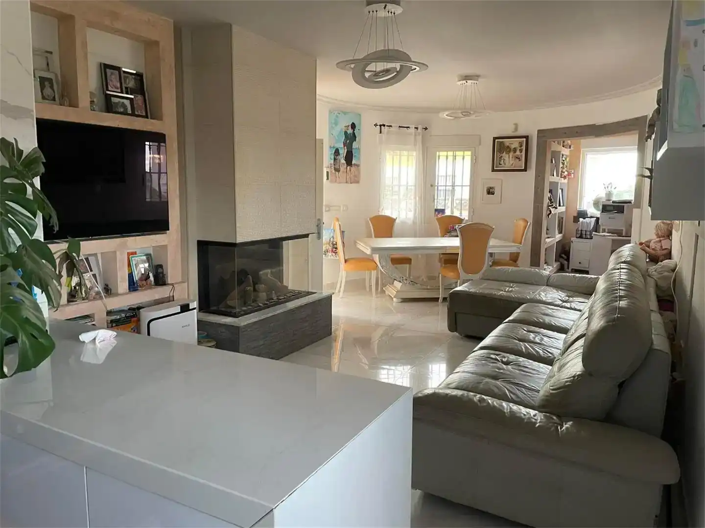 Sala d'estar de Finca rústica en venda en Catral amb Aire condicionat, Jardí privat i Parquet