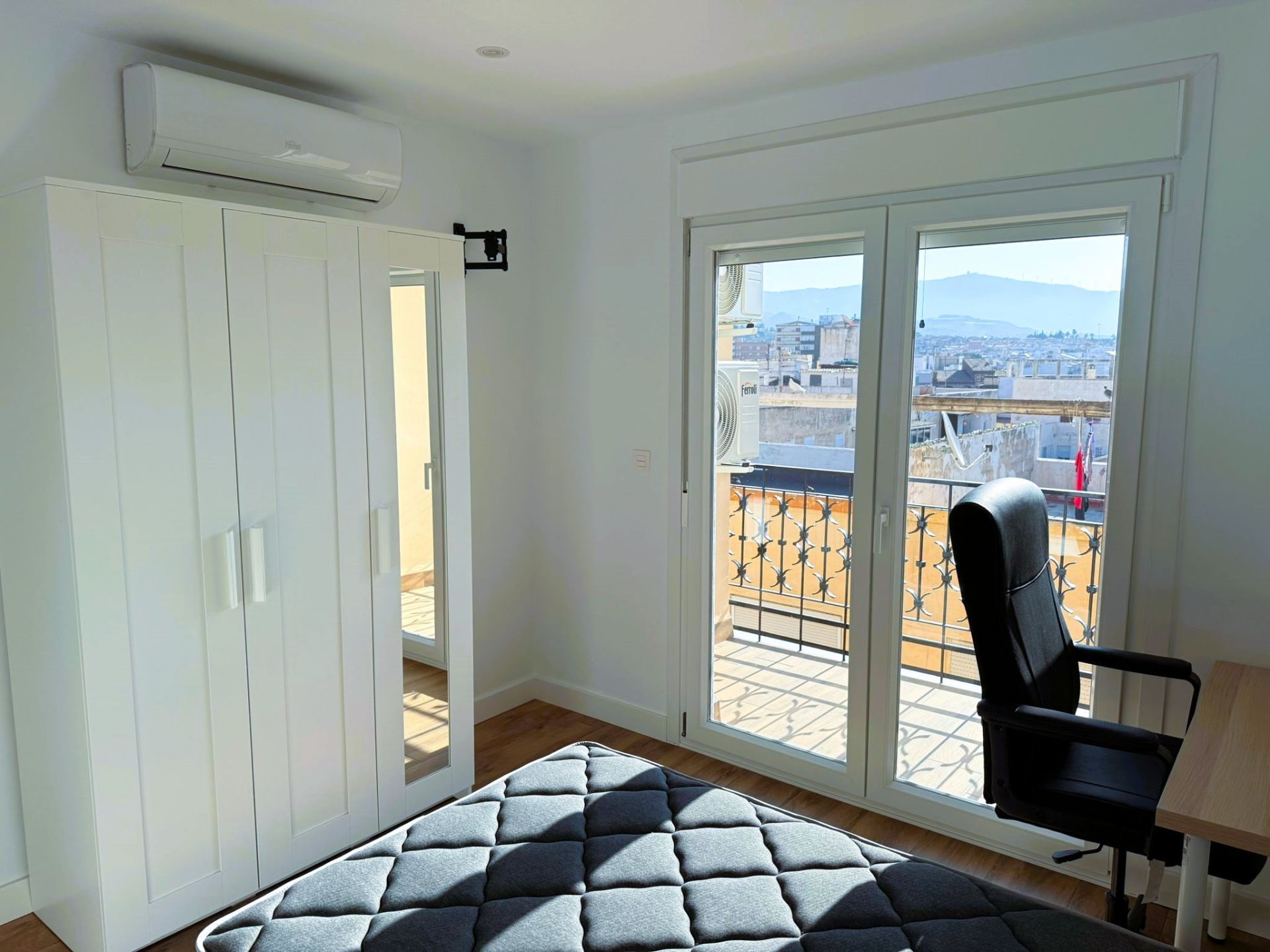 Bedroom of Flat for rent in Motril  with Air Conditioner, Heating and Furnished