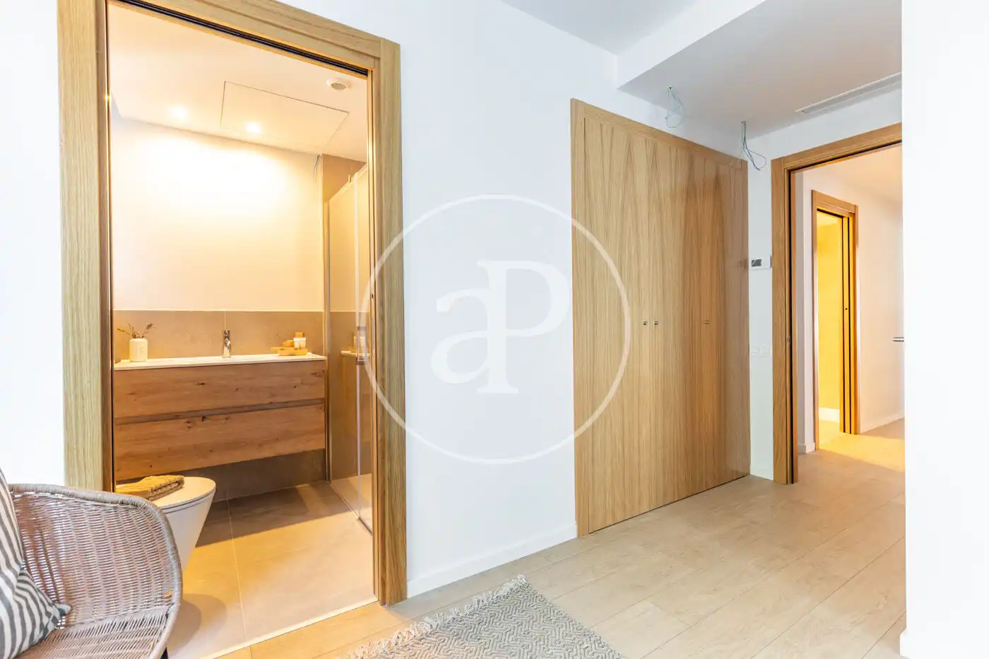 Badezimmer von Wohnung zum Verkauf in Sant Cugat del Vallès mit Klimaanlage, Heizung und Privatgarten