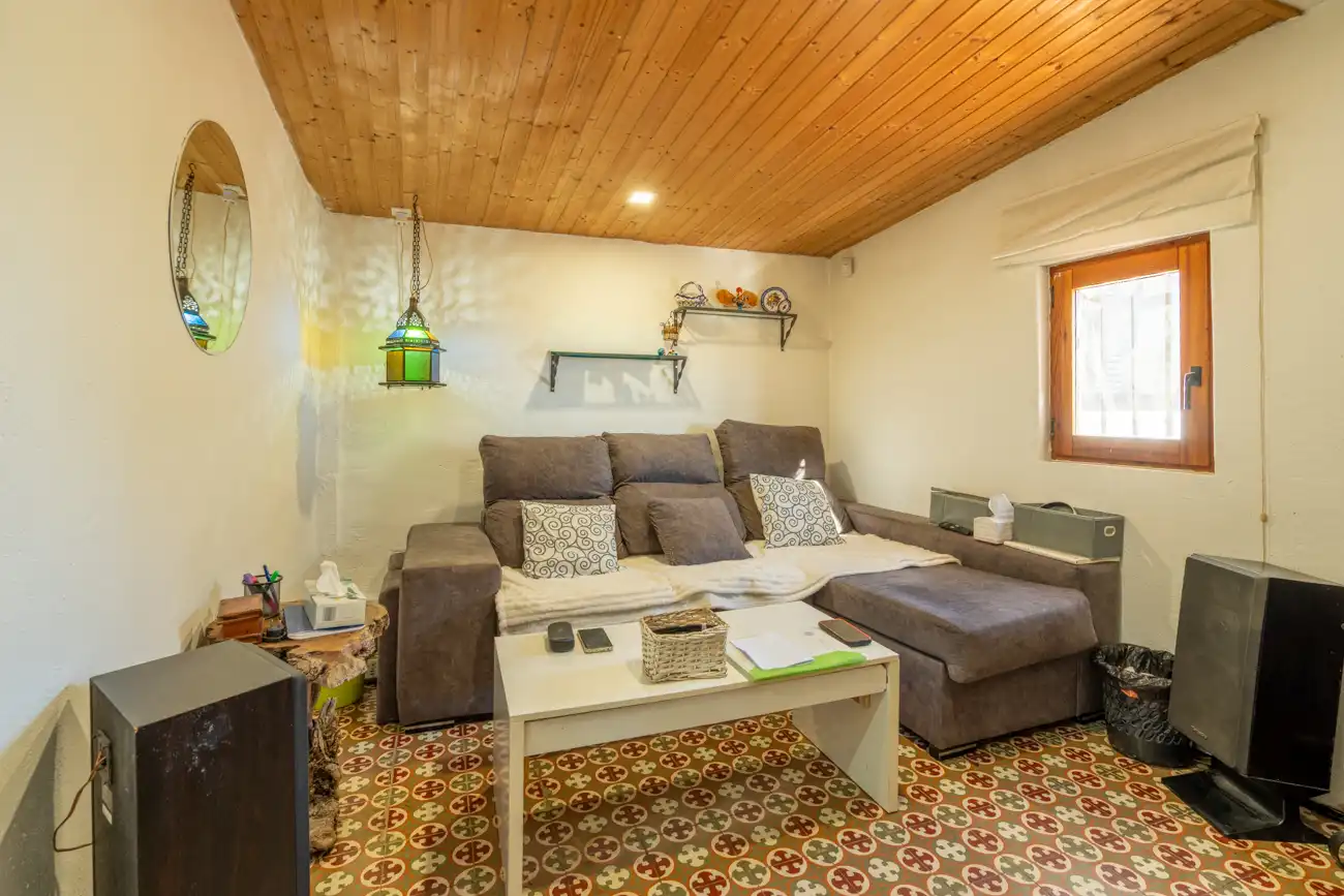 Sala de estar de Finca rústica en venta en Roquetes con Amueblado