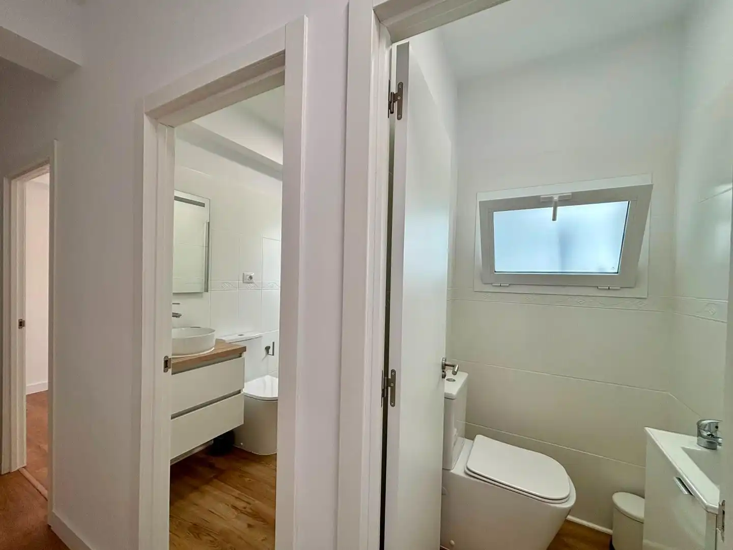 Baño de Piso de alquiler en Santa Cruz de Tenerife con Parquet, Terraza y Amueblado