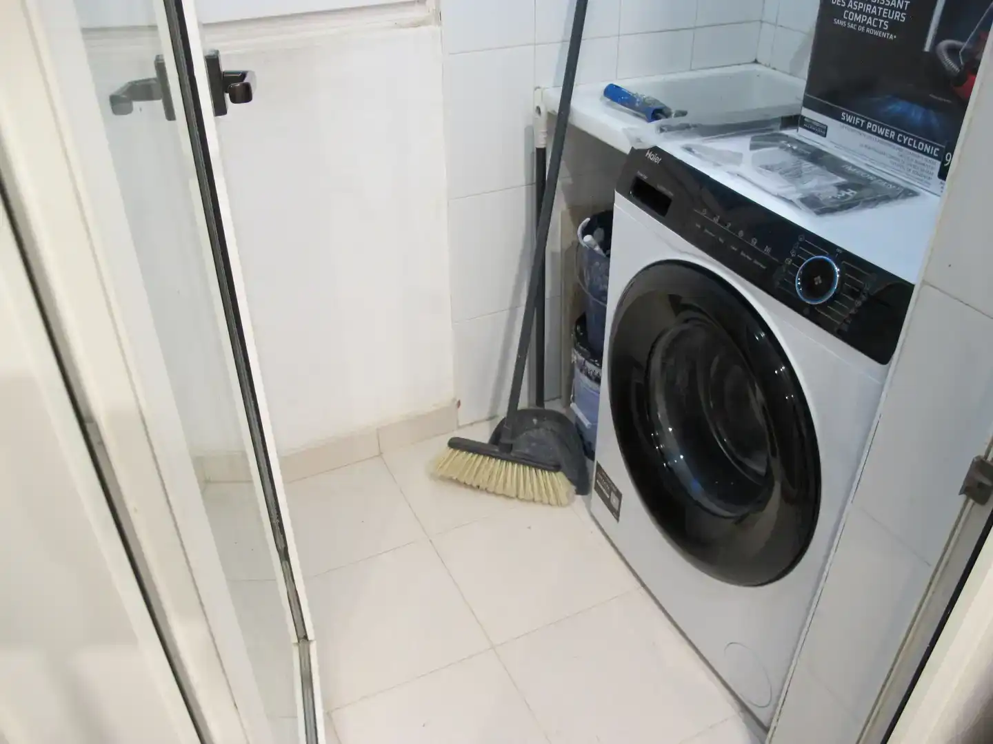 Badezimmer von Wohnung zur Miete in Sant Josep de sa Talaia mit Klimaanlage, Möbliert und Balkon