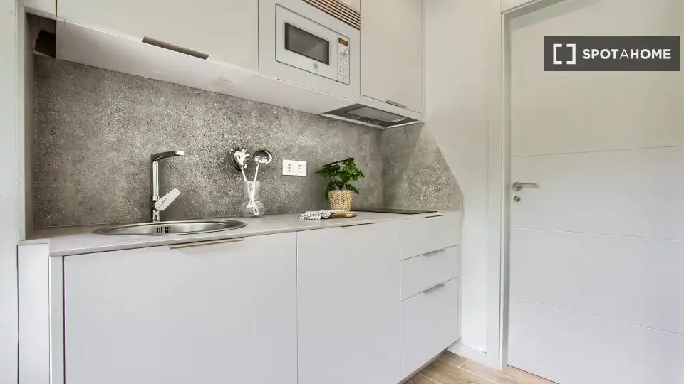 Cocina de Piso de alquiler en Madrid con Aire acondicionado, Calefacción y Amueblado