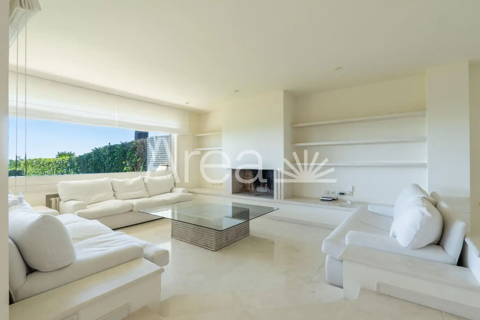 Living room of Houses for rent in Sant Andreu de Llavaneres  with Air Conditioner, Heating and Private garden