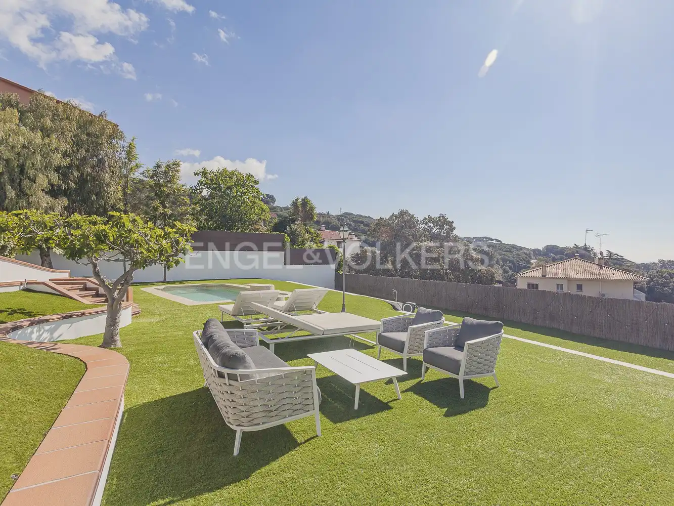 Terrassa de Casa o xalet en venda en Mataró amb Aire condicionat, Calefacció i Jardí privat