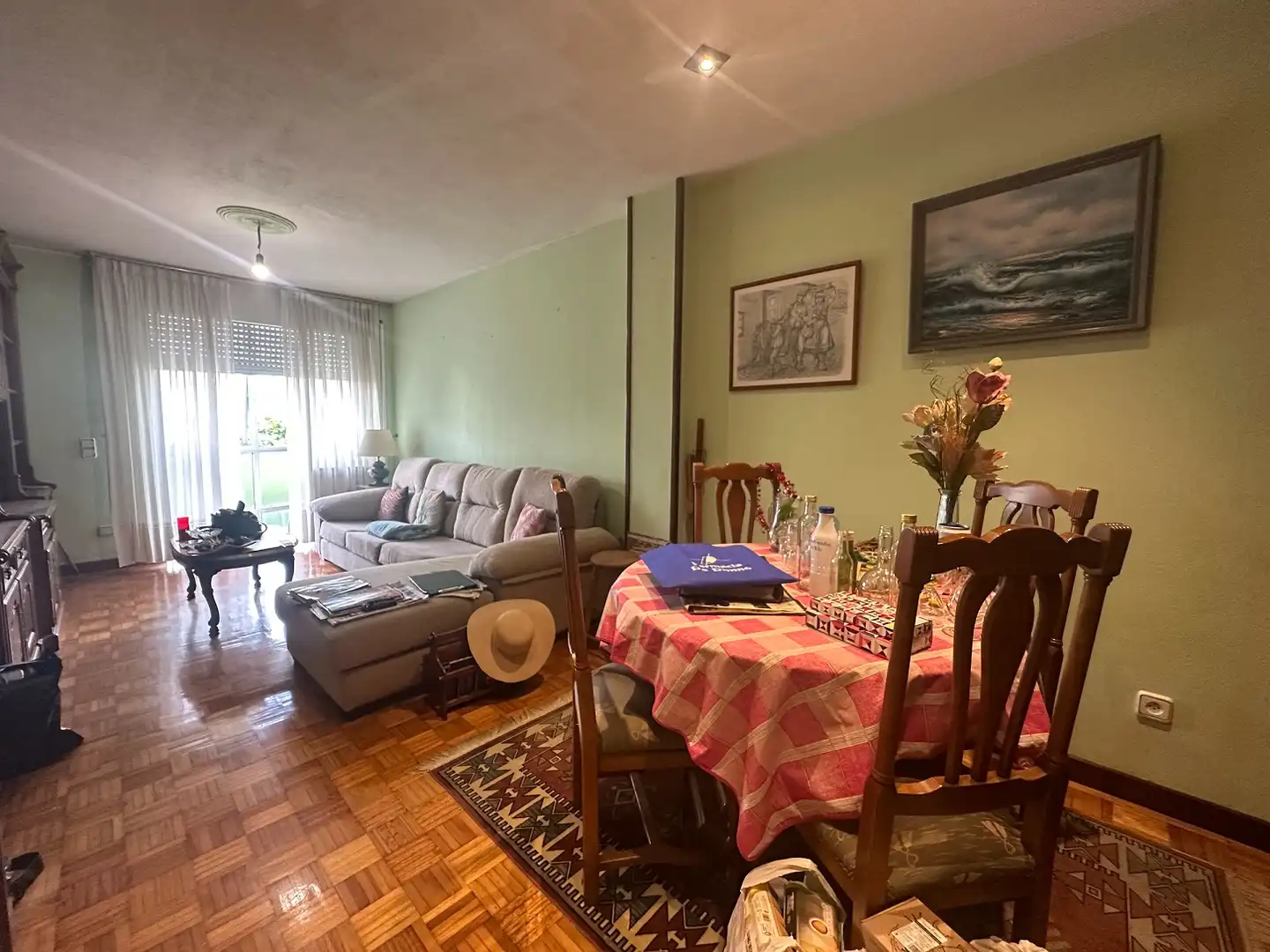 Sala de estar de Piso en venta en Santiago de Compostela  con Aire acondicionado, Calefacción y Trastero