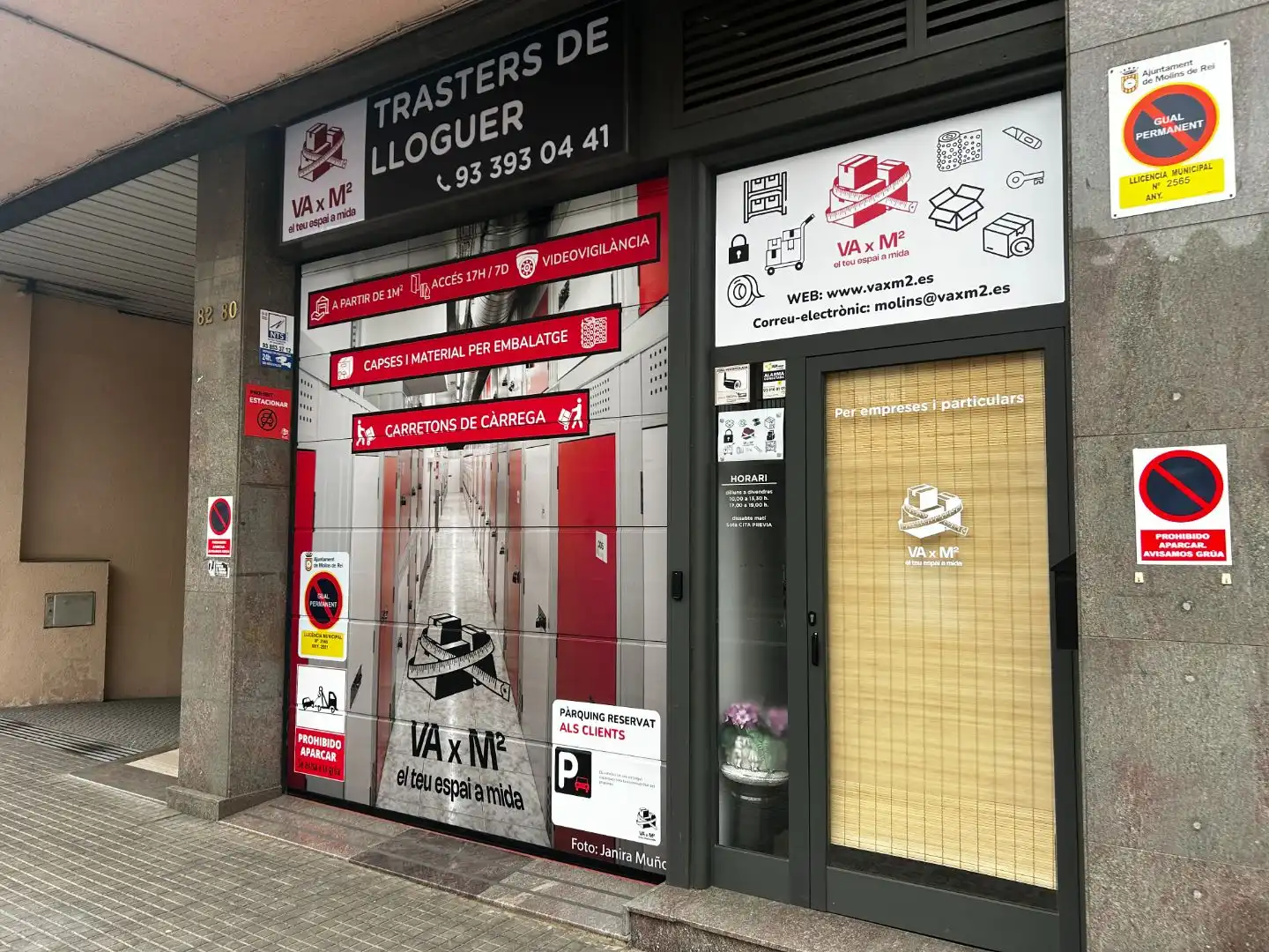 Traster de lloguer en Molins de Rei amb Alarma