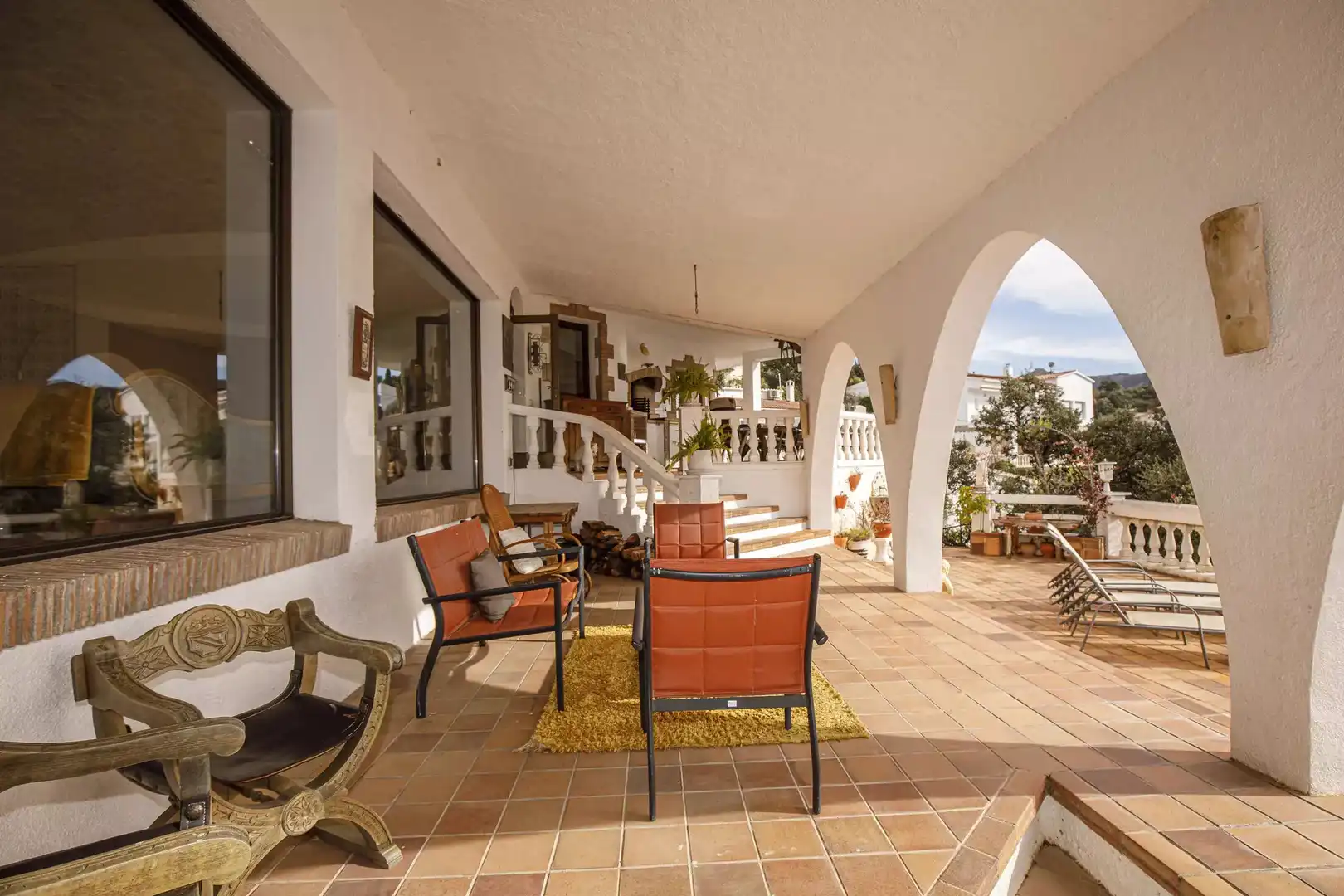 Terrassa de Casa o xalet en venda en Roses amb Aire condicionat, Calefacció i Jardí privat