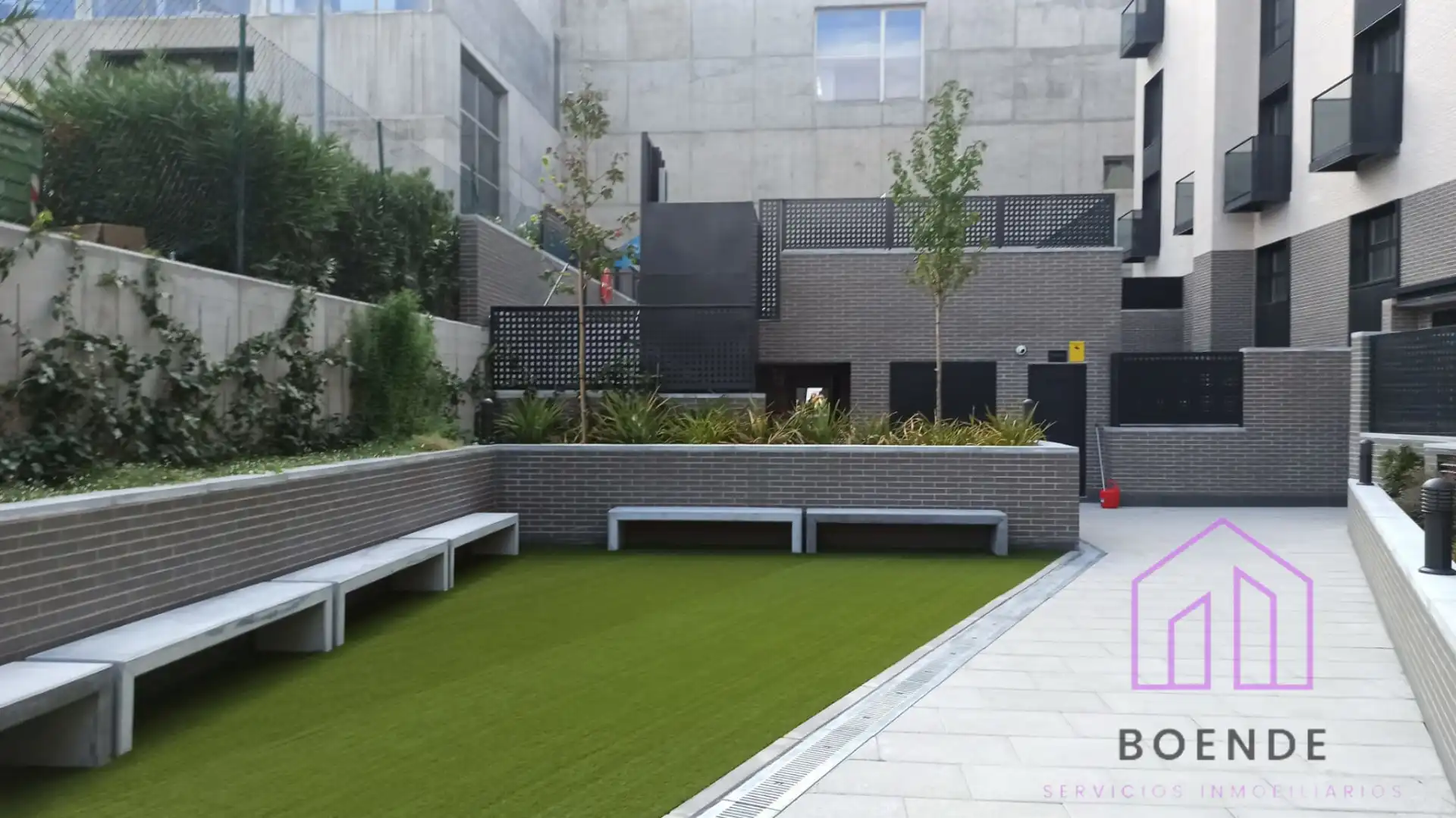 Terrasse von Loft zur Miete in San Sebastián de los Reyes mit Klimaanlage, Heizung und Ofen
