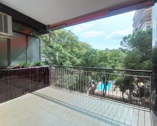 Balcony of Flat for sale in  Barcelona Capital  with Air Conditioner, Heating and Parquet flooring