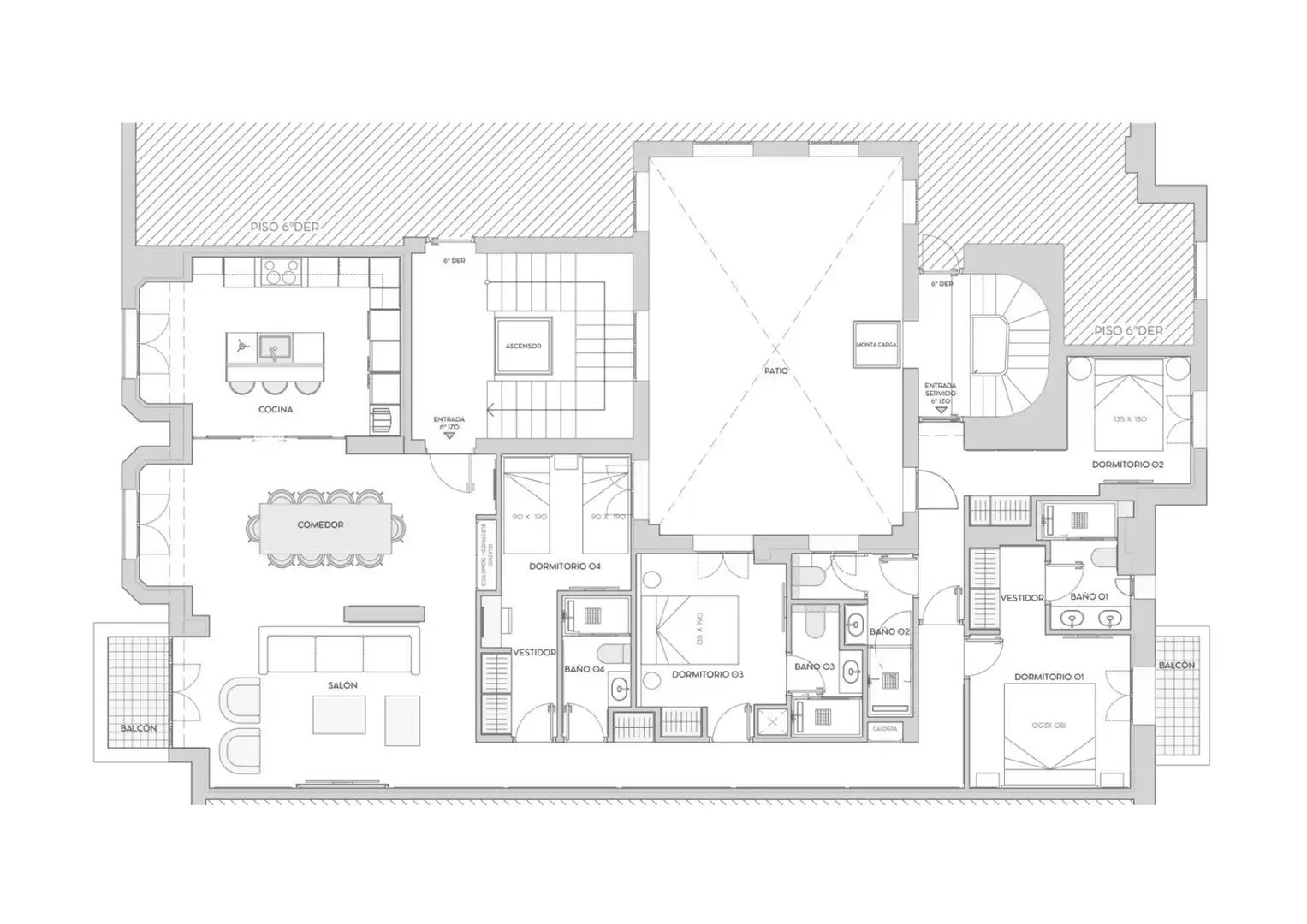 Apartamento con ascensor en venta en Calle de Goya, imagen 29