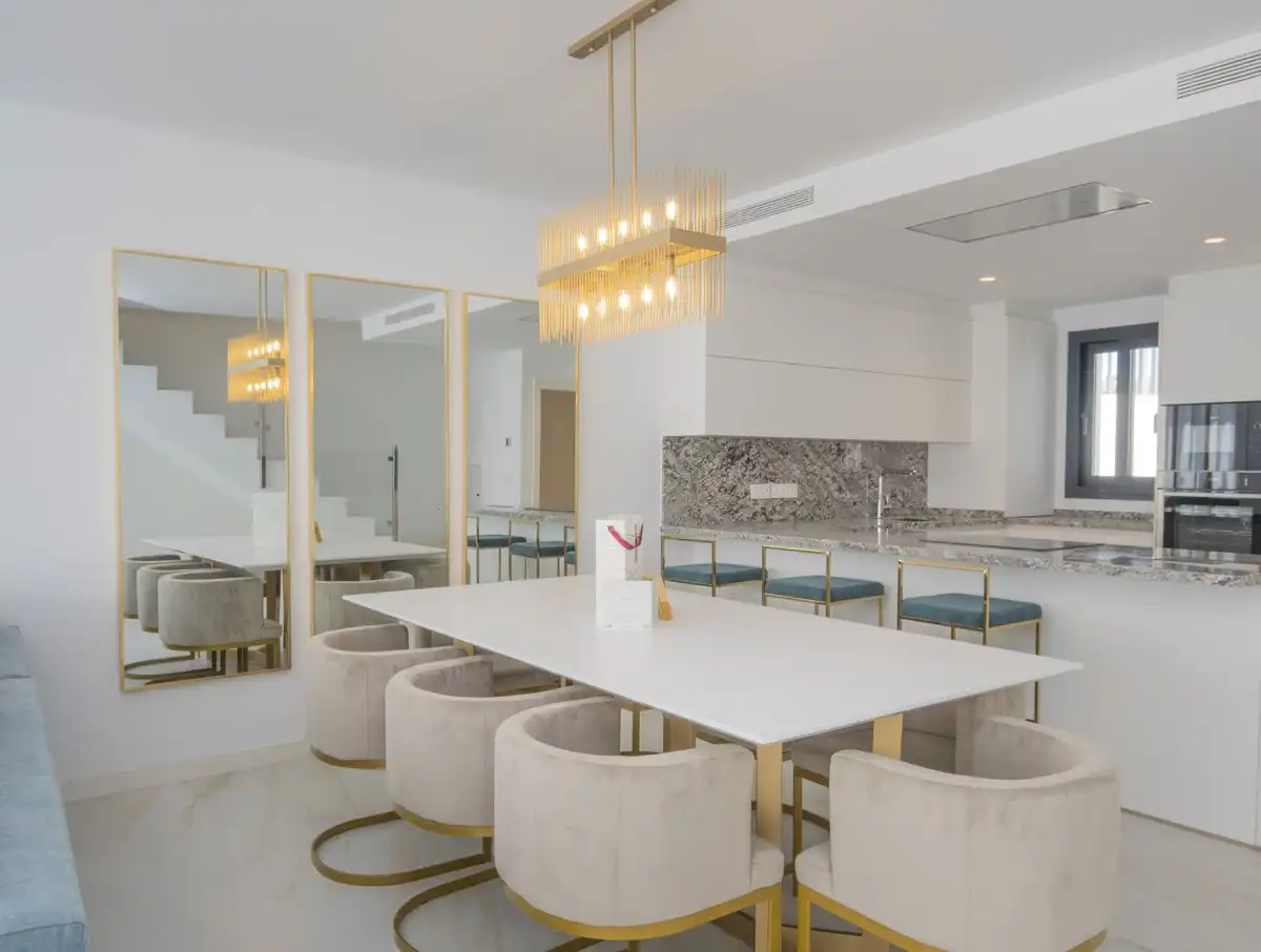 Dining room of Detached homes for sale in Marbella  with Air Conditioner and Terrace