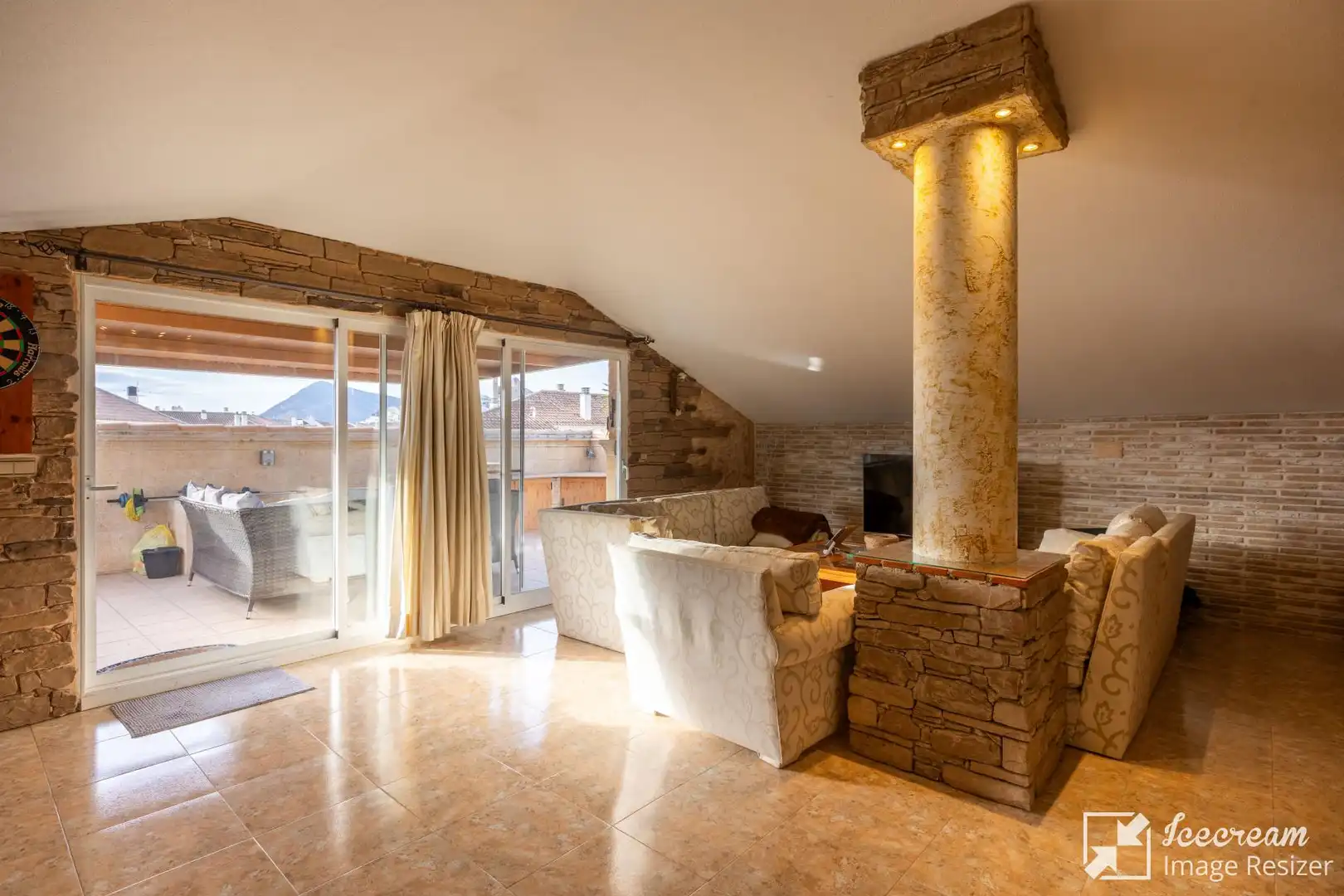 Sala d'estar de Àtic en venda en Altea amb Aire condicionat i Terrassa