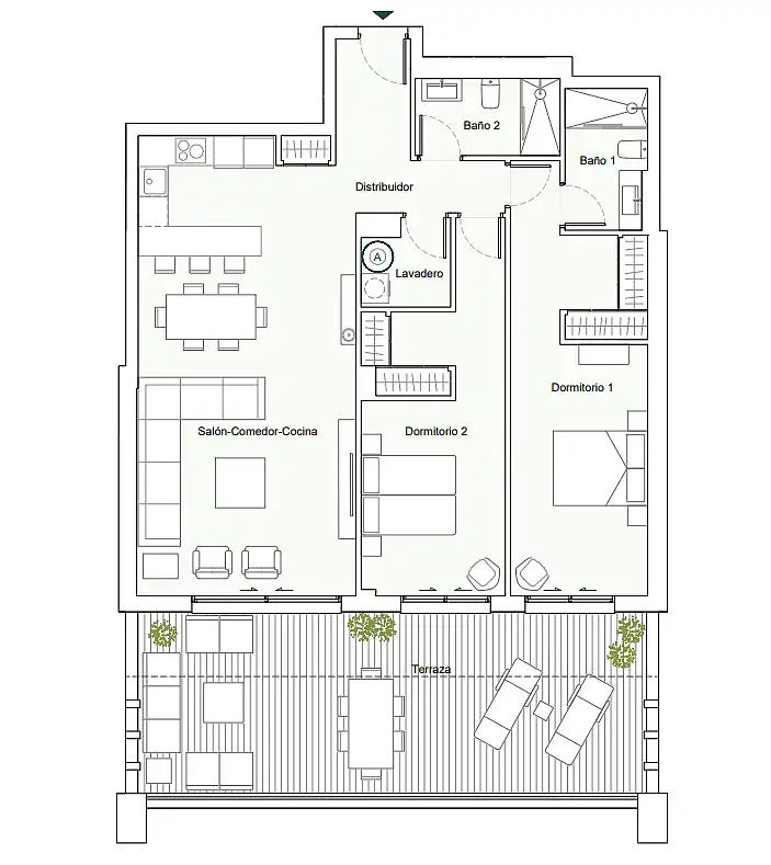 Apartament amb ascensor en venda a Estepona Pueblo, imagen 22