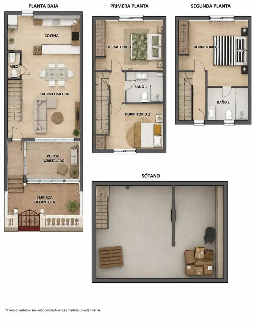 Casa aparellada amb terrassa en venda a Calle Calle Jalón, imagen 26