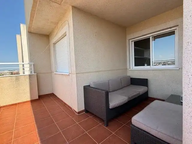 Balcony of Apartments for rent in Murcia  with Air Conditioner, Heating and Terrace