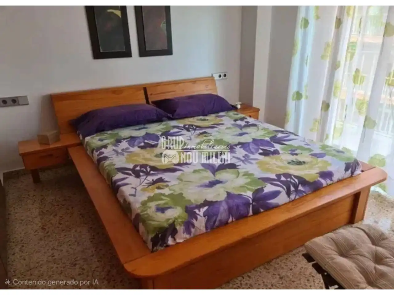 Habitación de Piso de alquiler en Valencia con Aire acondicionado, Calefacción y Amueblado