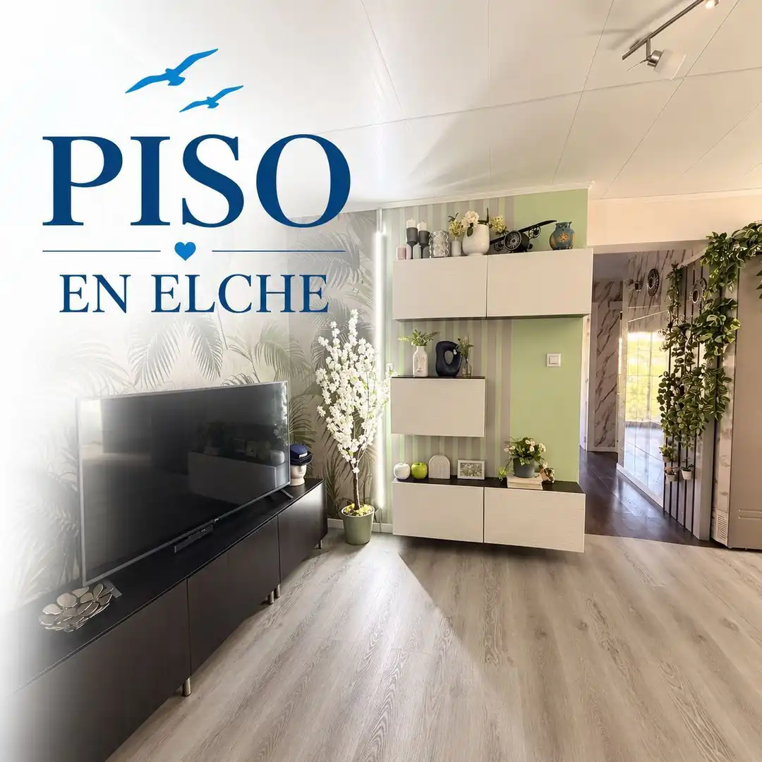Wohnzimmer von Wohnungen zum Verkauf in Elche / Elx mit Klimaanlage, Heizung und Terrasse