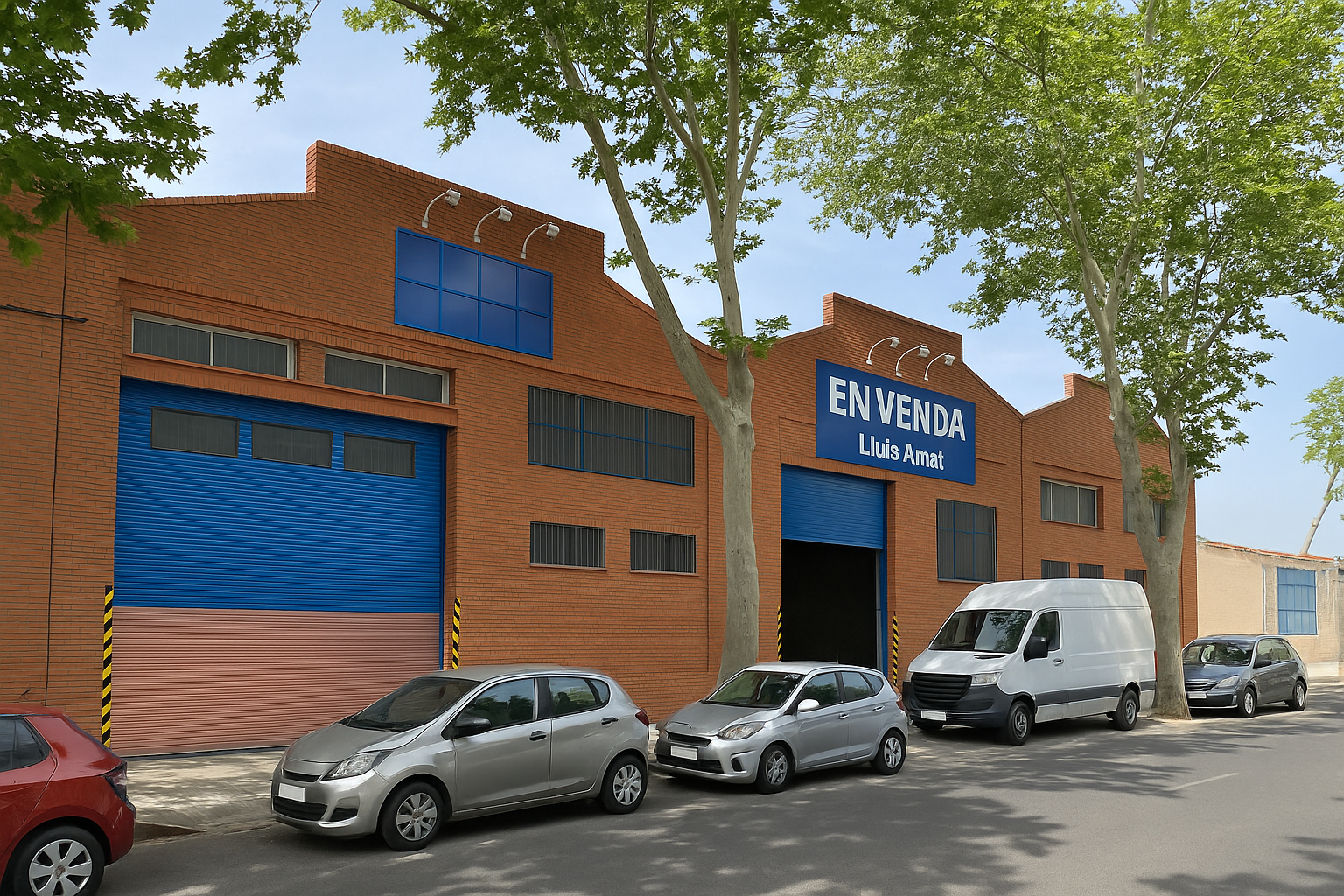 Vista exterior de Nau industrial en venda en  Barcelona Capital