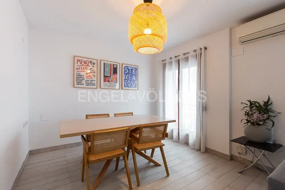 Comedor de Piso de alquiler en Valencia con Aire acondicionado, Calefacción y Amueblado