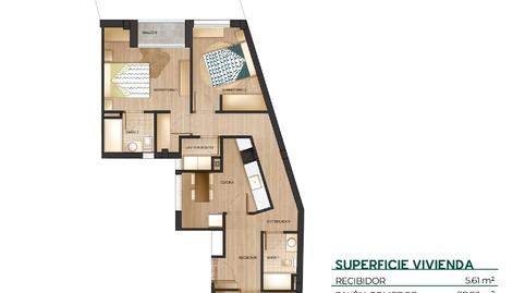 Foto 3 de Pis en venda a Rúa Rosalía de Castro, 4, Carral, A Coruña